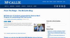 Desktop Screenshot of blog.mccallie.org