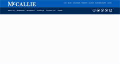 Desktop Screenshot of mccallie.org
