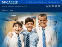 Tablet Screenshot of mccallie.org